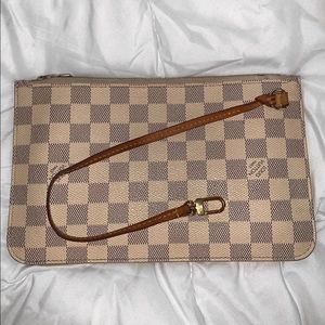 Louis Vuitton Damier Azur wristlet